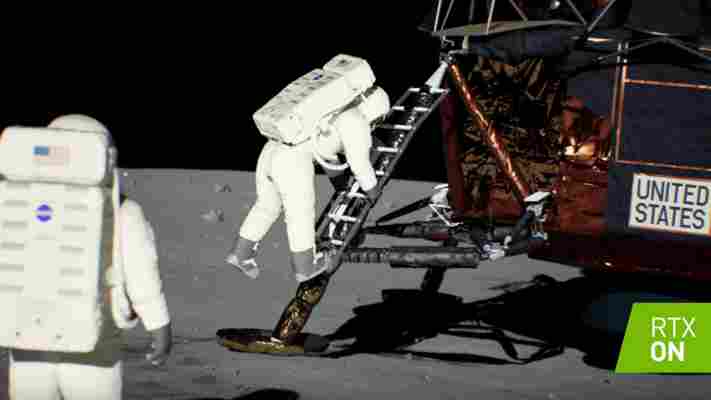 Nvidia replicated the moon landing with RTX graphics