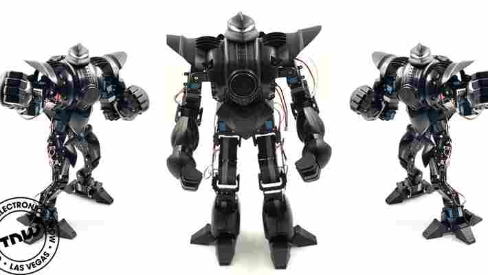 This pint-sized battle robot packs enough power to knock you out