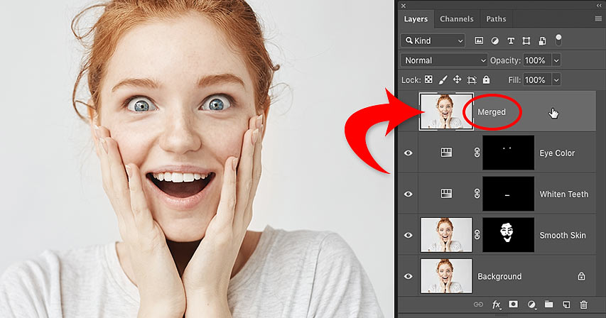 How to Merge Layers in Photoshop Without Flattening Your Image