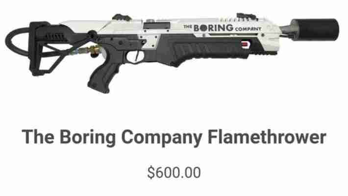 You can preorder Elon Musk’s new flamethrower – if you guess the password