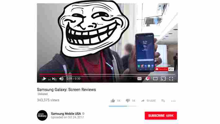 Samsung mastertrolls Google Pixel 2 XL’s bad display in new Galaxy S8 ad