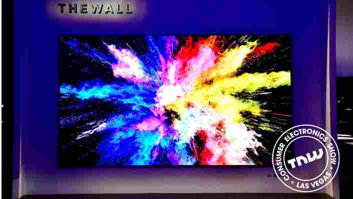 Samsung unveils monstrous 146-inch modular MicroLED TV dubbed “The Wall”