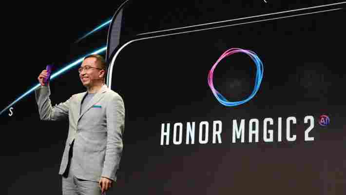 The upcoming Honor Magic 2 has an almost 100 percent screen-to-body ratio